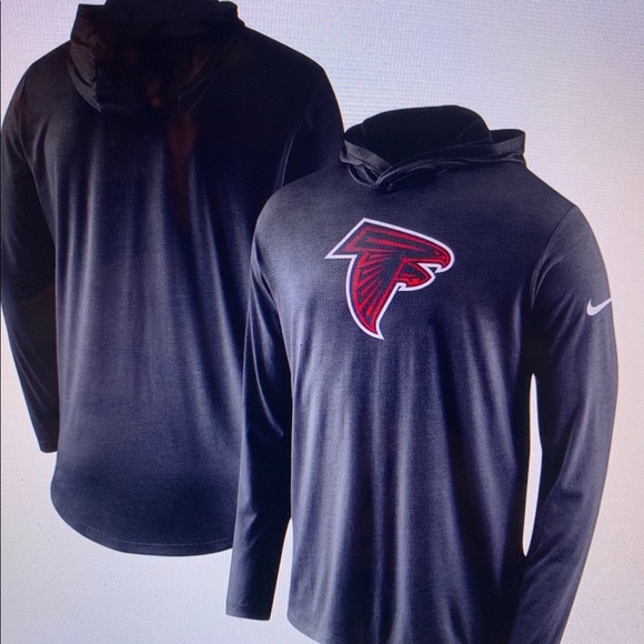 Atlanta Falcon Nike hoody tee shirt - nwt’s -2017 - Picture 3 of 7